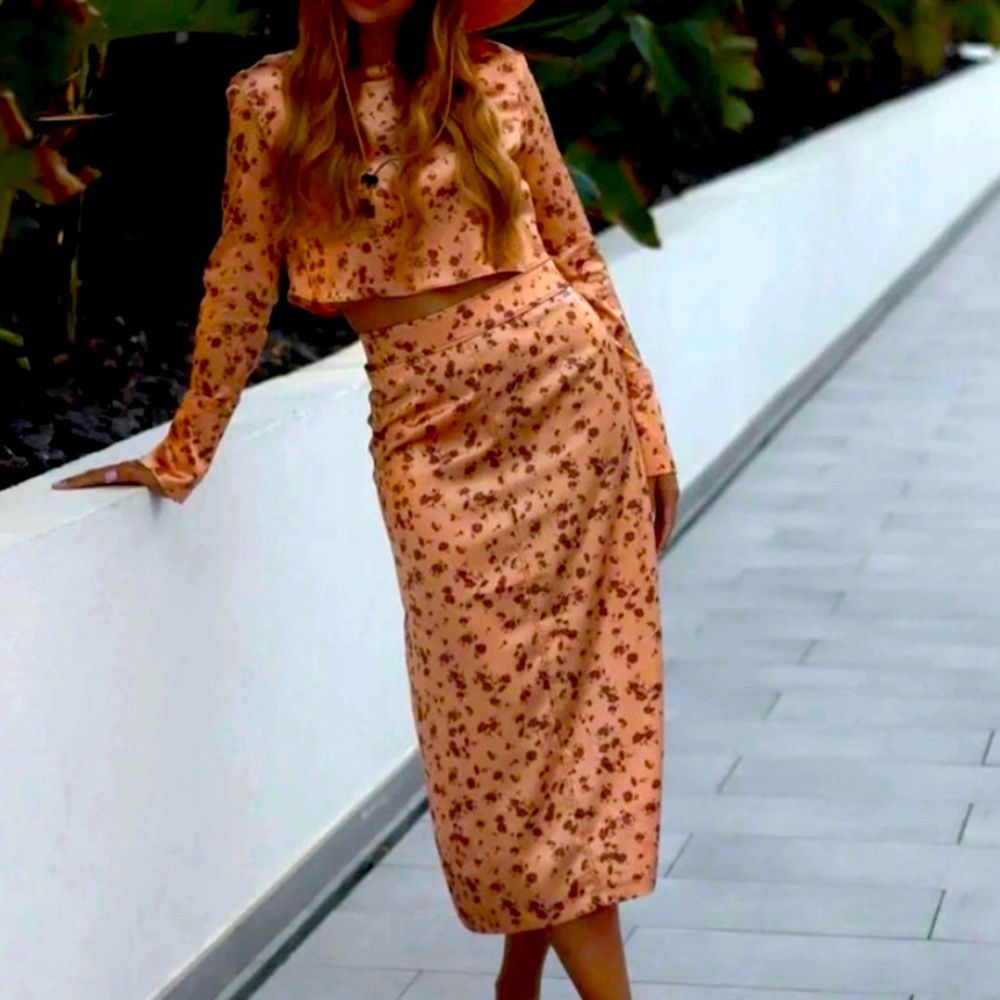 NWT Zara Printed skirt - Picture 4 of 9